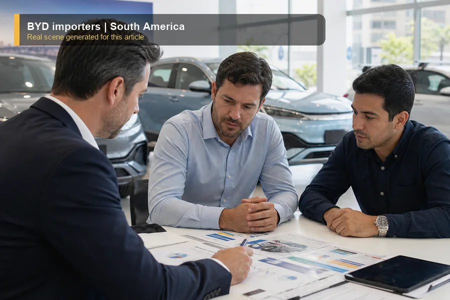 BYD importers real market scene for importers