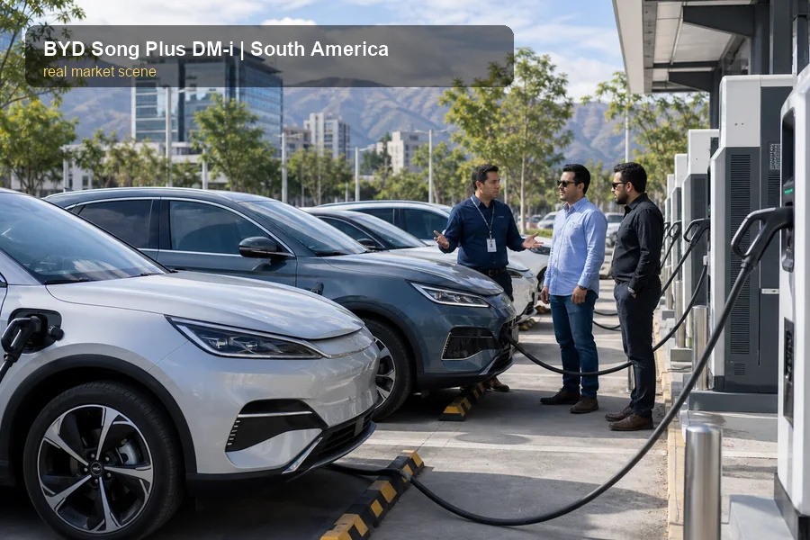 DM-i Hybrid Technology Why Dealers Like the Middle Ground real scene image for BYD importers in South America