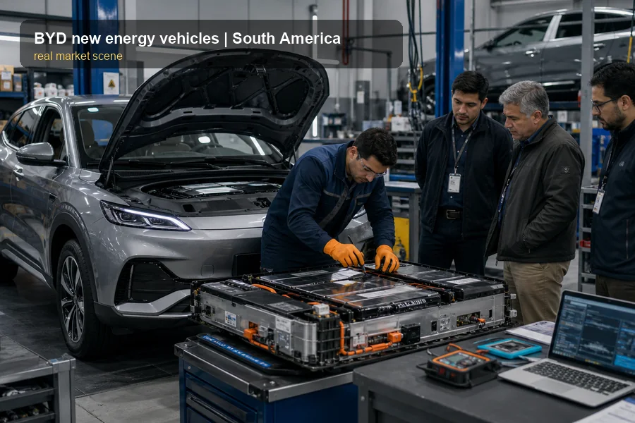 e-Platform 3.0 What BYD Importers Should Actually Explain to Buyers real scene image for BYD importers in South America