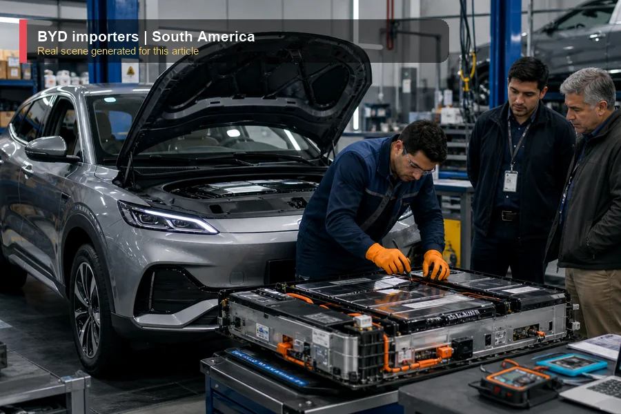 BYD importers real market scene for importers