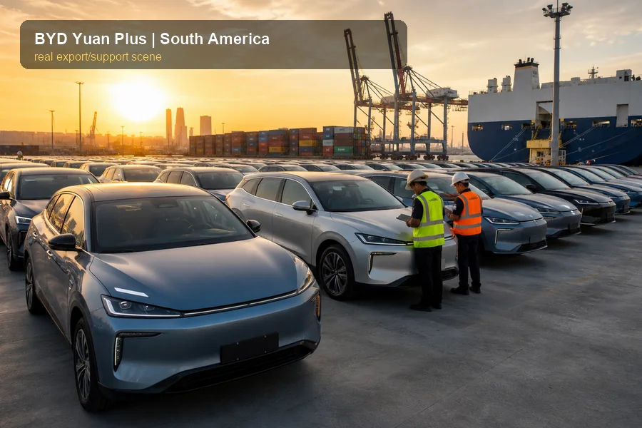 BYD Seal, Dolphin, Yuan Plus Building a Balanced EV Showroom real scene image for BYD importers in South America