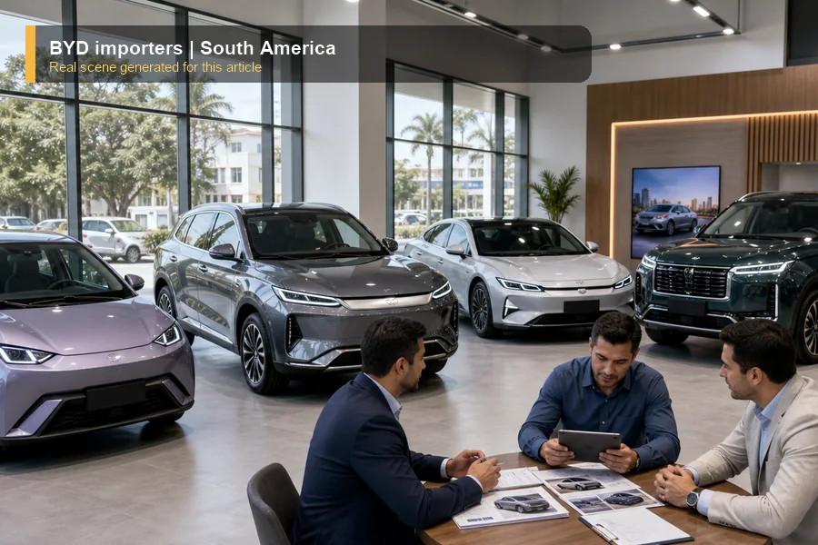 BYD importers real market scene for importers