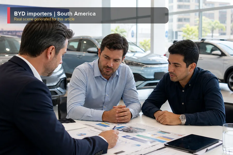 BYD importers real export and dealer scene