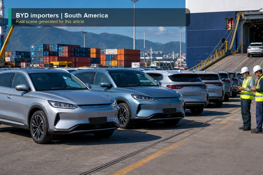 BYD importers real market scene for importers