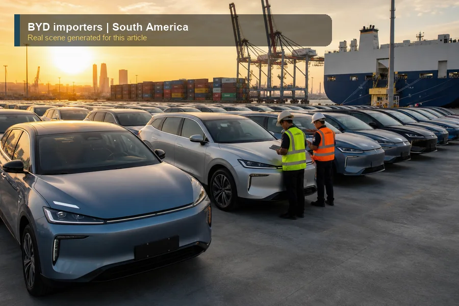 BYD importers real market scene for importers