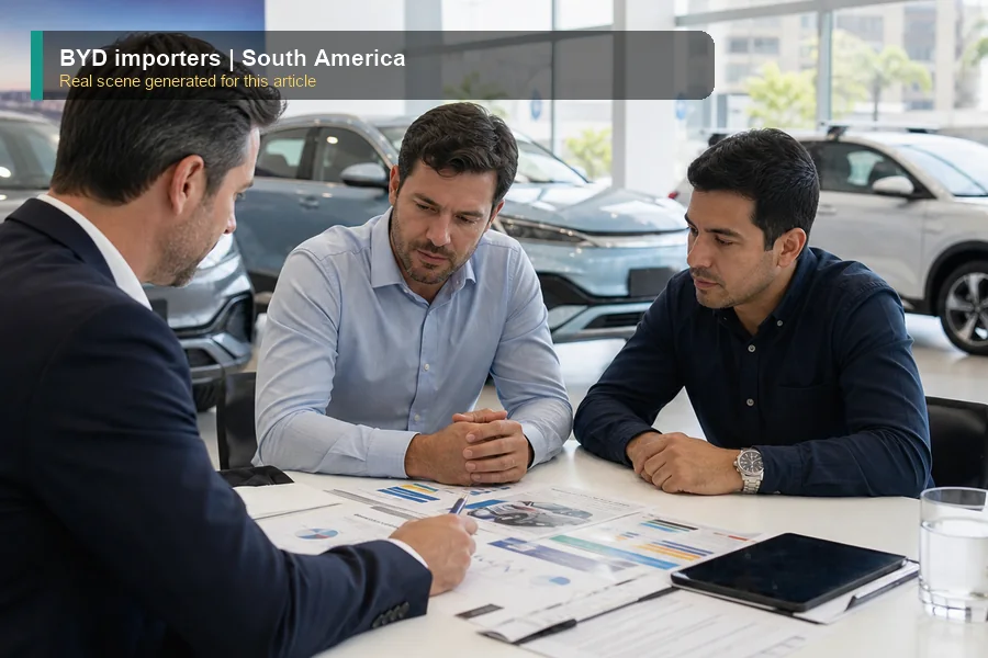 BYD importers real export and dealer scene