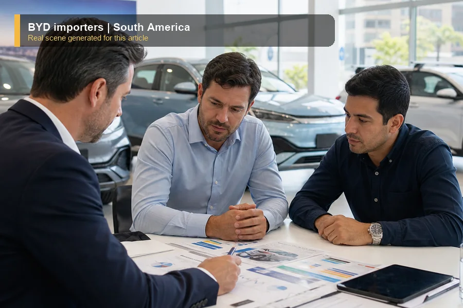BYD importers real market scene for importers