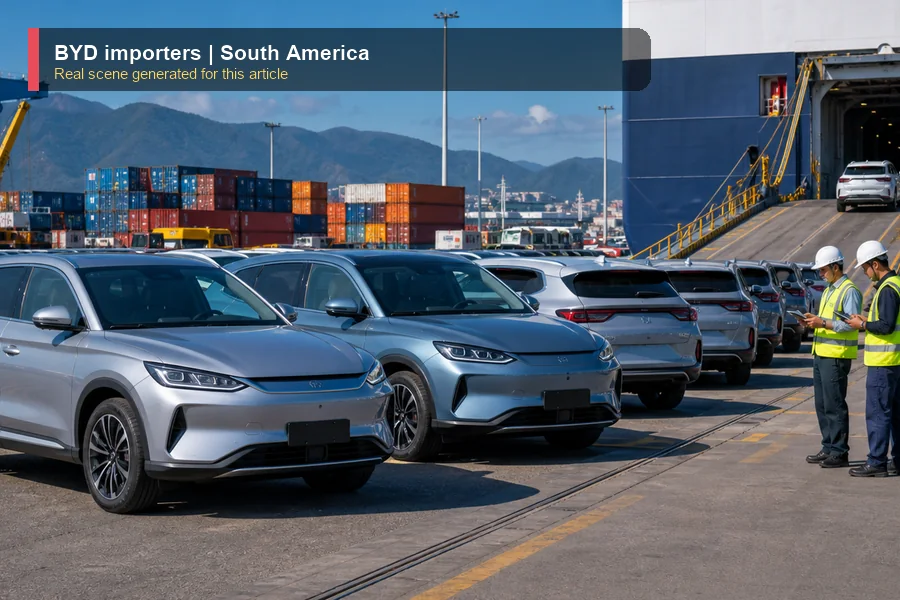 BYD importers real export and dealer scene