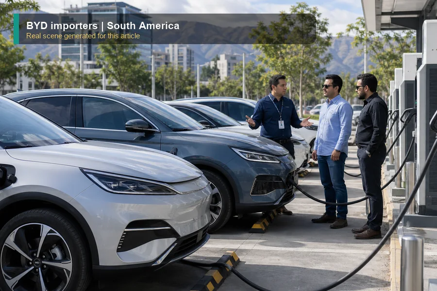 BYD importers real export and dealer scene