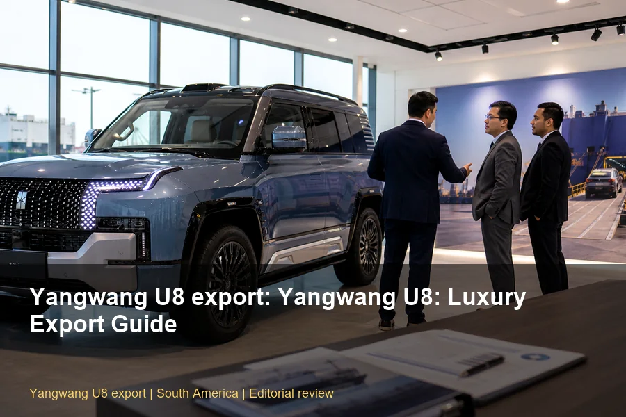 Yangwang U8 export main image for BYD trade readers
