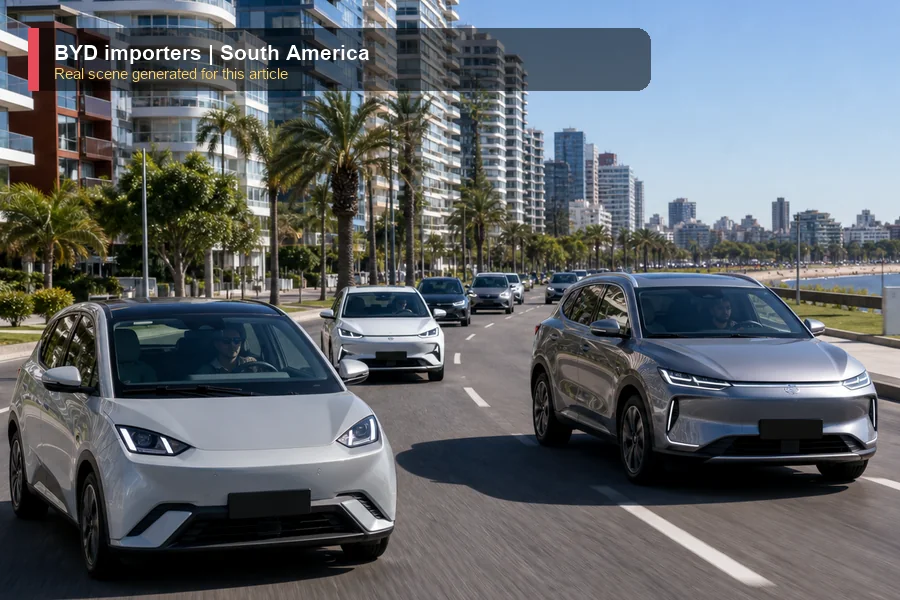 BYD importers real market scene for importers