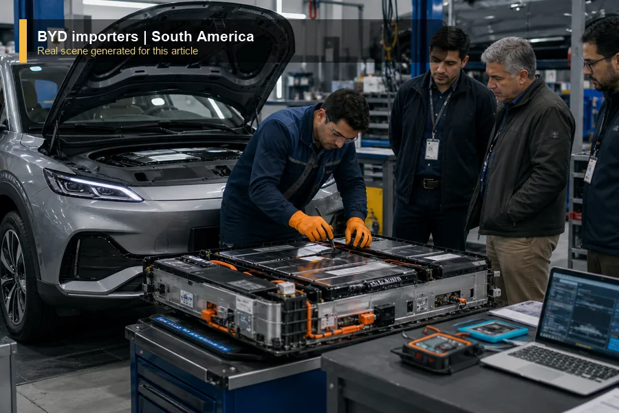 BYD importers real market scene for importers