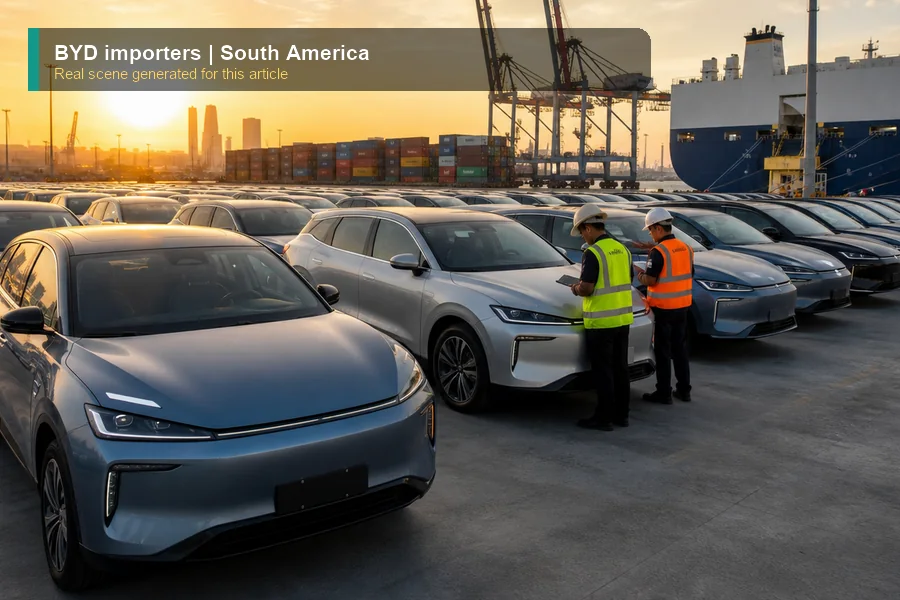 BYD importers real market scene for importers