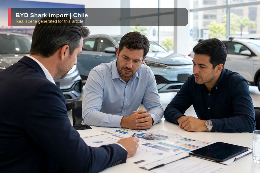 BYD Shark import real export and dealer scene
