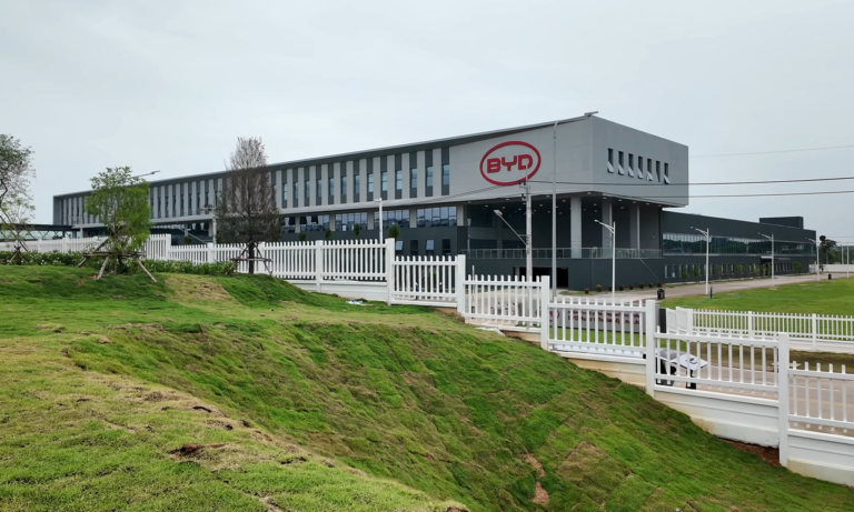 BYD Auto's manufacturing plant in Rayong, Thailand
