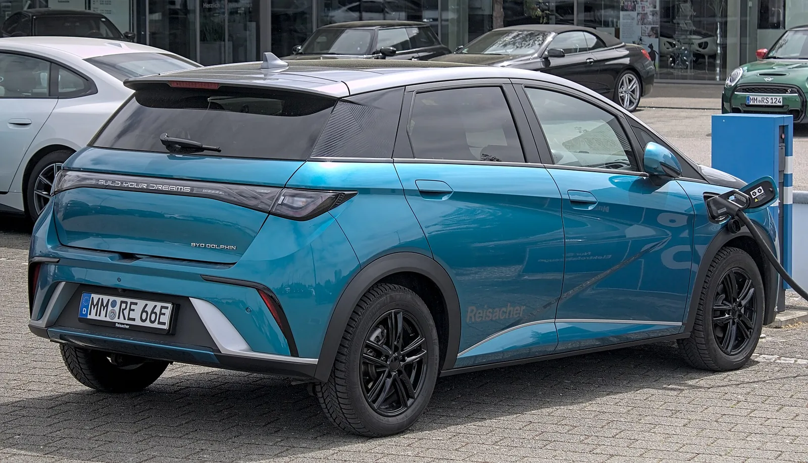 Side view of the BYD Dolphin