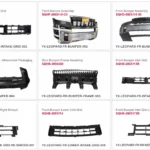 PEÇAS OE DE PARA-CHOQUES DIANTEIRO E TRASEIRO BYD LEOPARD 8