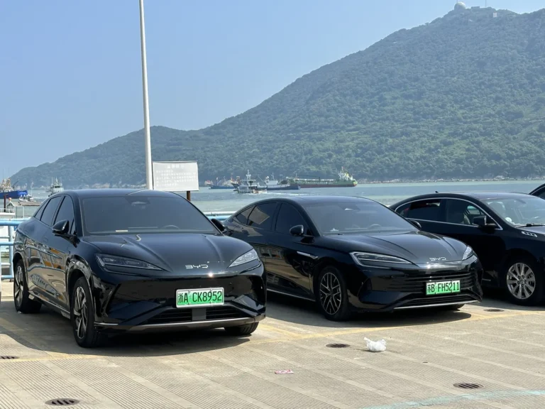 نماذج BYD معروضة معًا