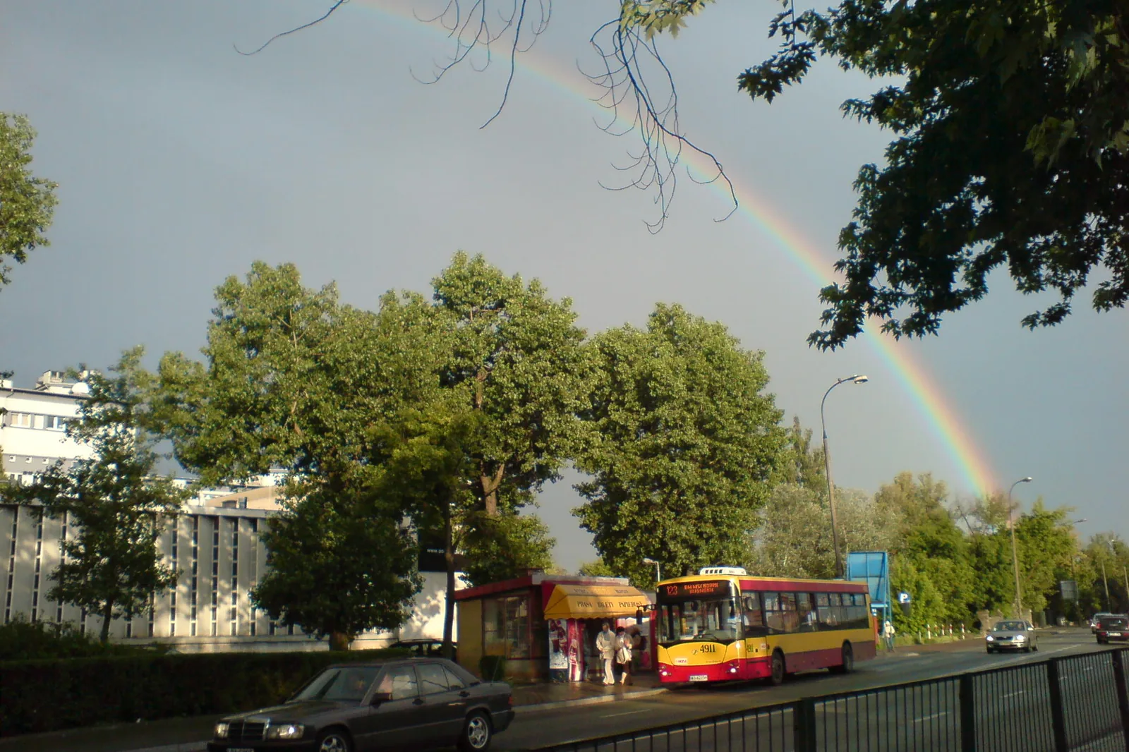 Cena de rua em Varsóvia