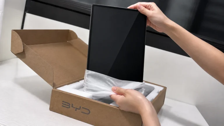 Genuine BYD OEM 15.6-inch infotainment screen unboxing