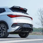 BYD ATTO 3 rear diffuser previous version installed
