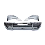 BYD ATTO 3 rear diffuser previous version silver and black