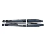 BYD ATTO 3 side skirts latest version gloss black