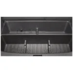 BYD Dolphin rear trunk with the storage box fitted in the luggage floor area