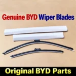 Genuine BYD wiper blades and packaging with English labels