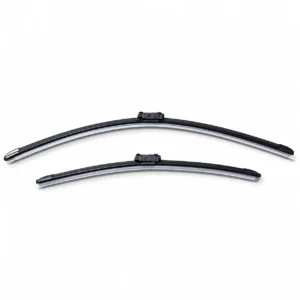 Genuine BYD windshield wiper blade pair on white background