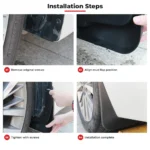 BYD Seal mud flaps installation steps: remove screws