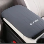 Eclipse Blue silicone armrest box cover fitted on the BYD Song Plus center console