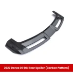 Denza D9 2022-2024 DC rear spoiler in carbon-fibre pattern finish