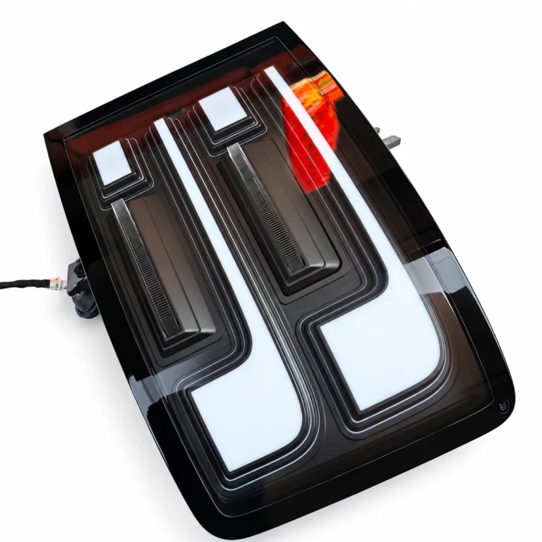 Luz trasera original del BYD Fangchengbao Titanium 7 sobre fondo blanco