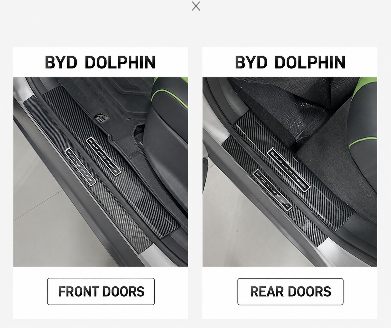 MARVIX BYD Dolphin kapı eşiği koruyucu montaj örneği