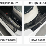MARVIX BYD Qin Plus EV kapı eşiği koruyucu montaj örneği